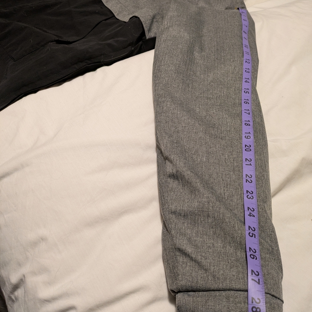 Men's Gray and Black Hooded Jacket - Picture 8 of 14